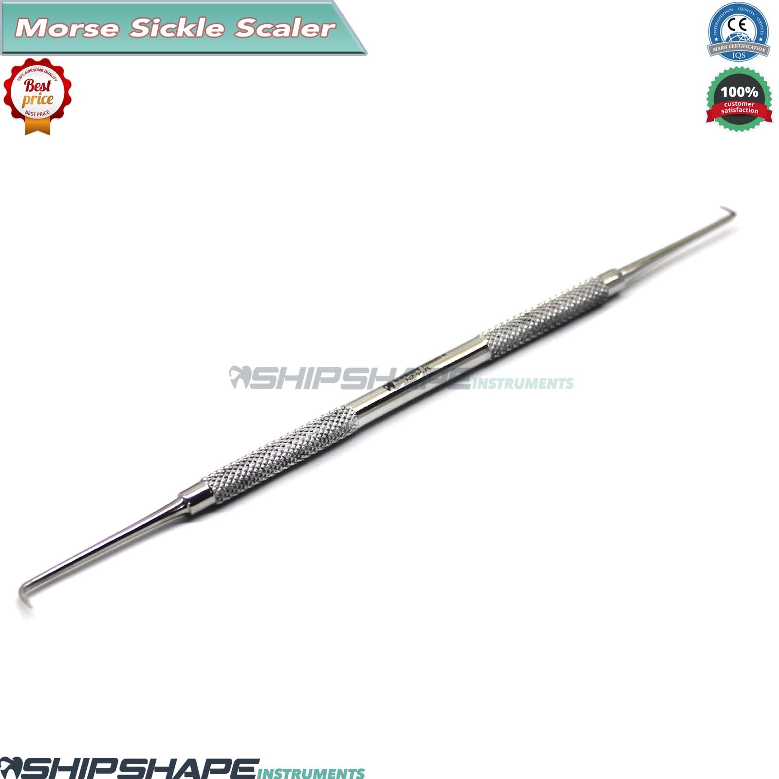 Dental Morse Scaler Periodontics Curette Sickle Scaler Anterior Teeth Scaling Instrument | Sgipshape-1816 Dental Morse Scaler Periodontics Curette Sickle Scaler Anterior Teeth Scaling Instrument | Sgipshape-1816