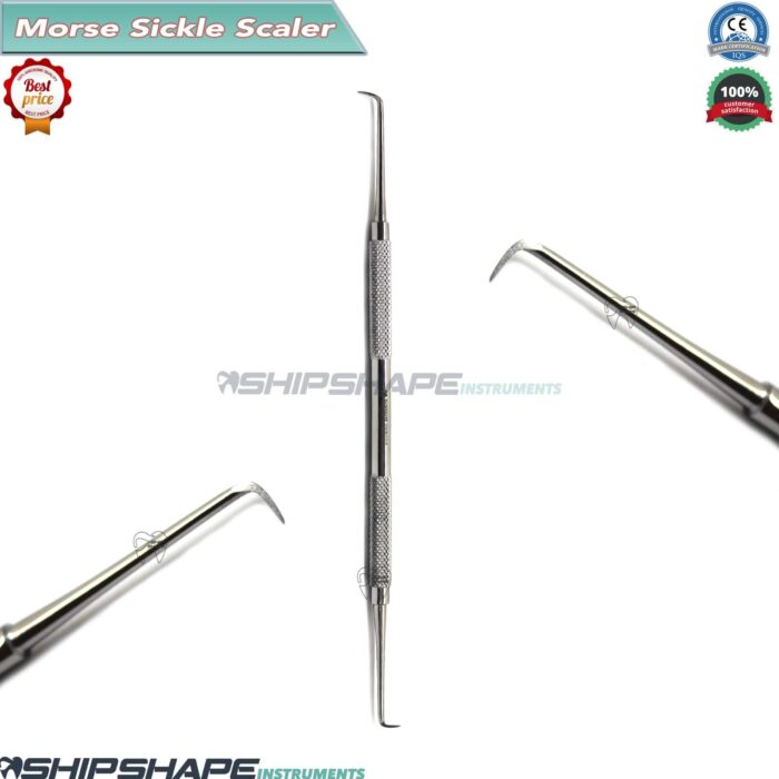 Dental Morse Scaler Periodontics Curette Sickle Scaler Anterior Teeth Scaling Instrument | Sgipshape-0